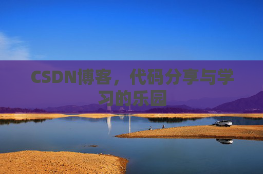 CSDN博客,代码分享与学习的乐园